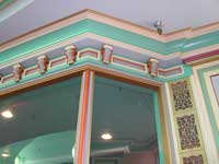 detail of Santa Cruz Beach Boardwalk Carousel